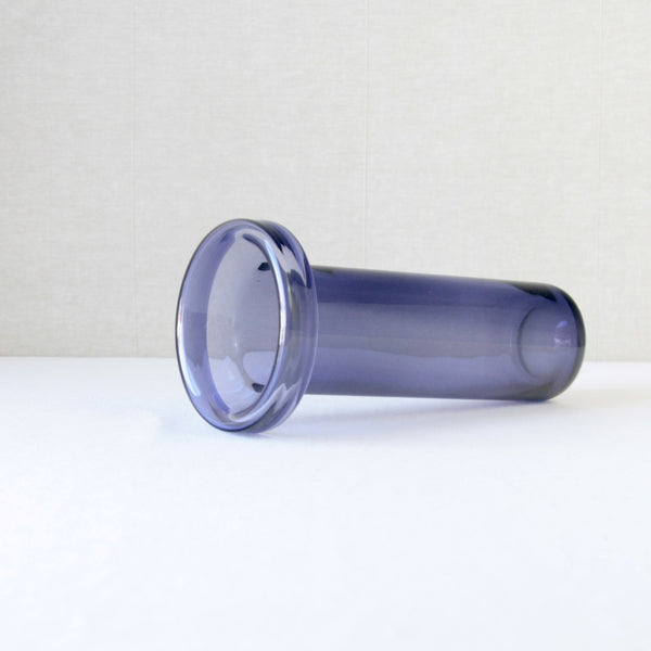 Riihimaki Nanny Still Amethyst Glass Vase Ametisti 1960s Mid-Century Finnish Modernist Design