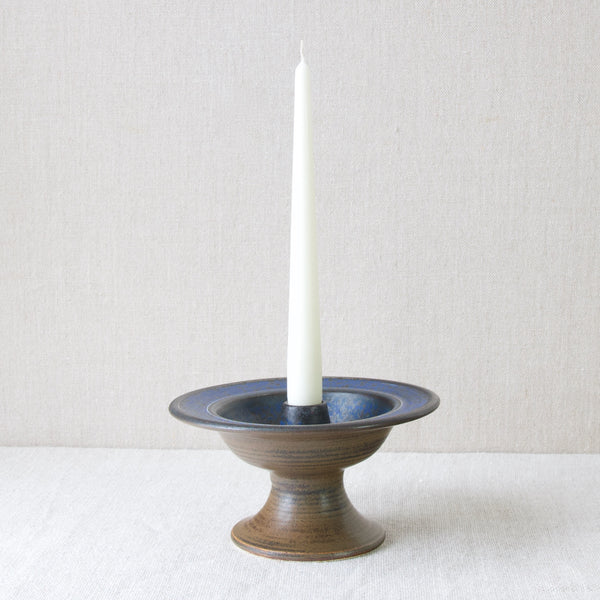 Arabia Finland studio pottery candle holder by Anja Juurikkala, 1950's 