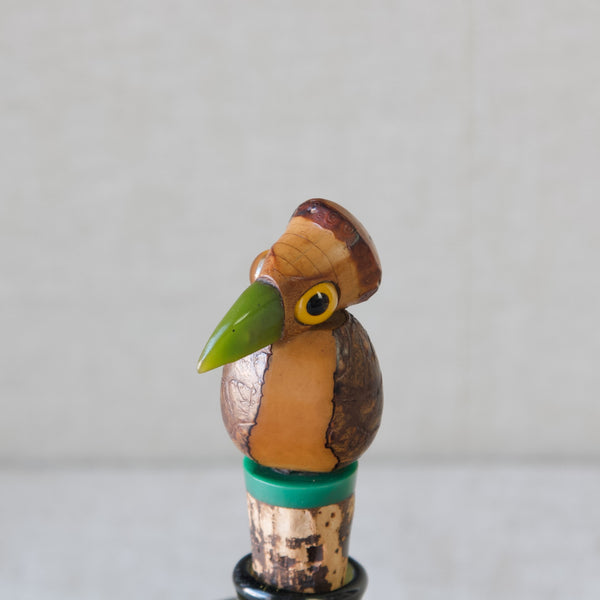 Dunhill YZ bird bottle stopper by Henry Howell, the bird is reminiscent of a dodo.