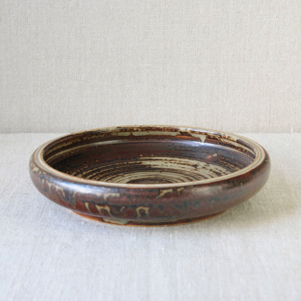 Carl Halier Sung Glaze Large Shallow Bowl