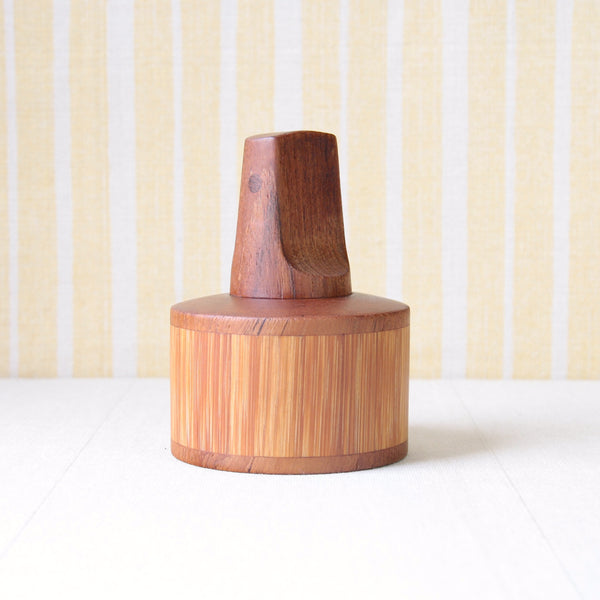 Early 1960s Dansk Designs pepper mill, a beautiful blend of Nordic aesthetics and functionality. Available at Art & Utility, London.