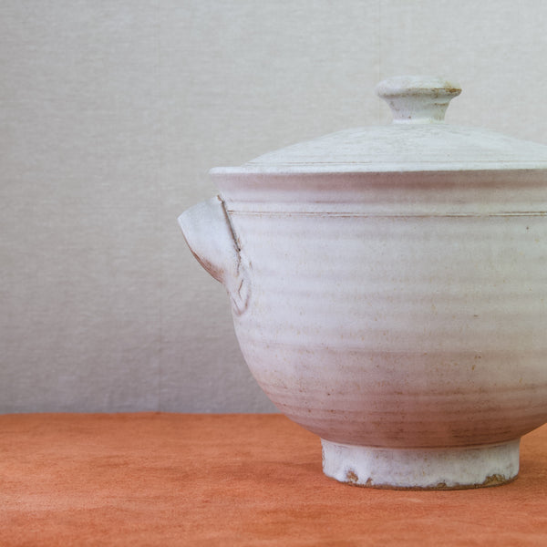 Functional and decorative 1960s stoneware tureen by emmanuel cooper.