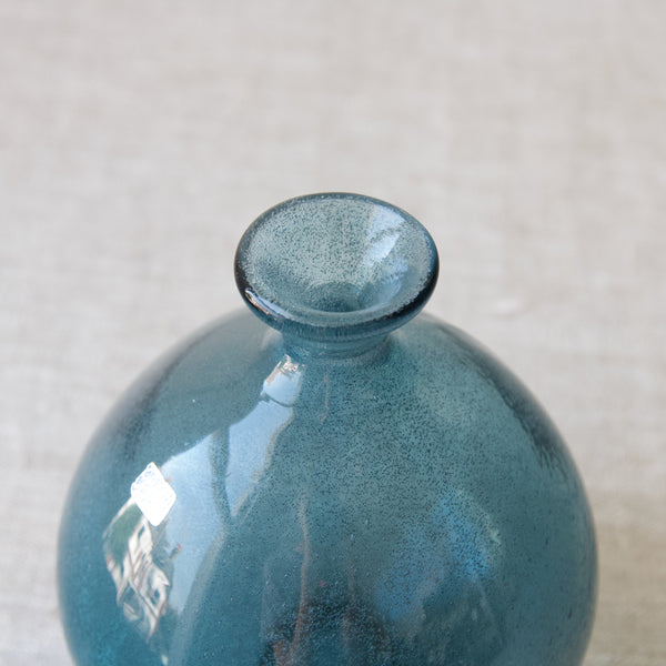 Erik Hoglund Carborundum glass vase 1950's