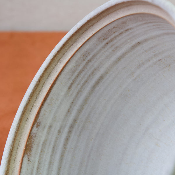 1960s stoneware tureen by emmanuel cooper with a greco-roman urn-inspired silhouette.