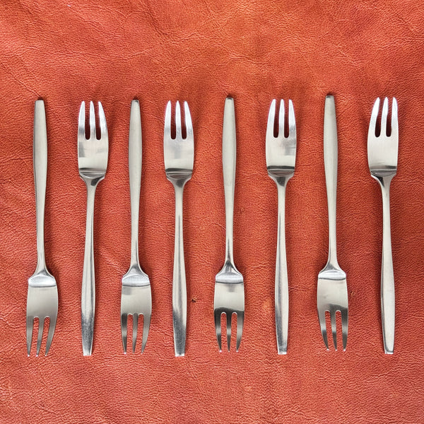 Vintage Dansk Variations V flatware set from 1955, designed by Jens Quistgaard, a rare and collectible piece of Danish design history.