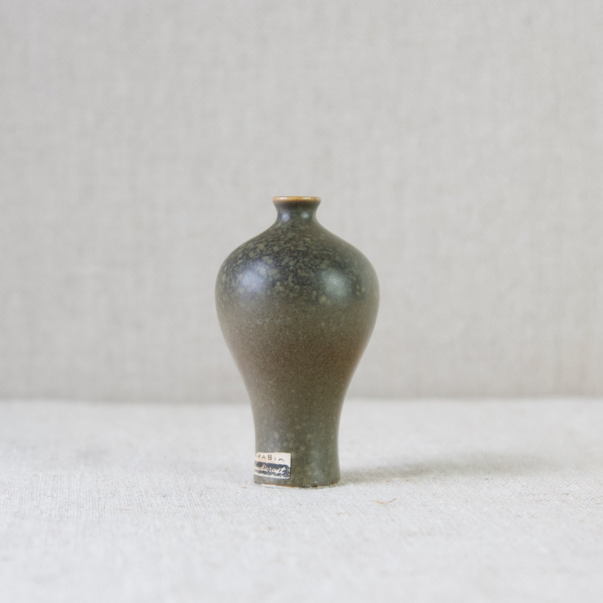 Annikki Hovisaari Miniature handmade vase from Arabia Finland 1960's