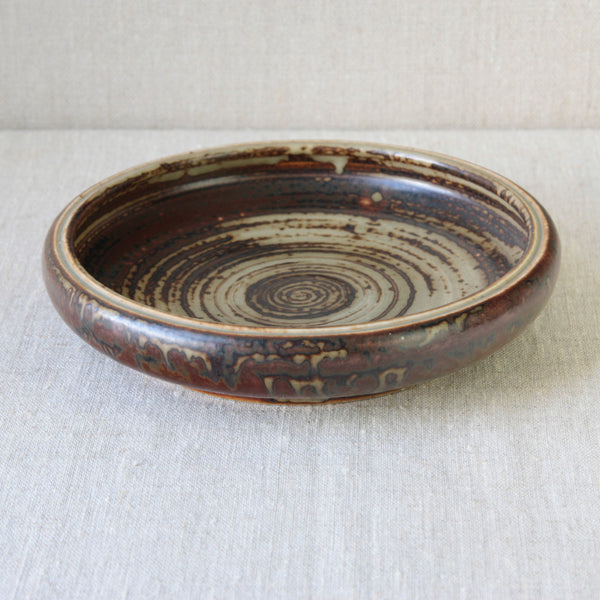 Carl Halier Sung Glaze Large Shallow Bowl