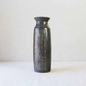 Mid-Century Modernist Scandinavian studio pottery large handmade unique vase by Carl-Harry Stalhåne