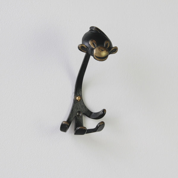 Walter Bosse animal coat hook monkey, 1960's design 