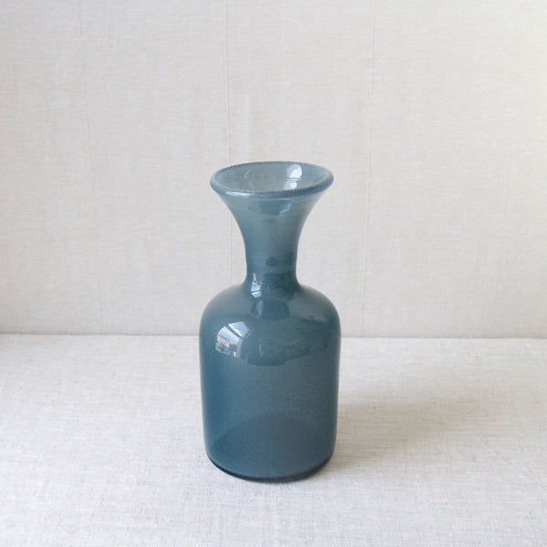 Mid Century Modern Scandinavian glass design vase by Erik Hoglund Boda Sweden 1950's