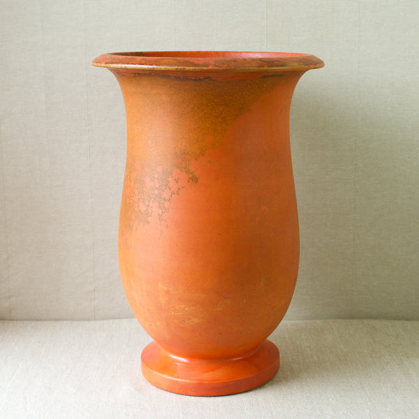 Antique Danish uranium-glazed vase by Svend Hammershøi for Kähler Pottery. For sale in London from Nordic design gallery Art & Utility.