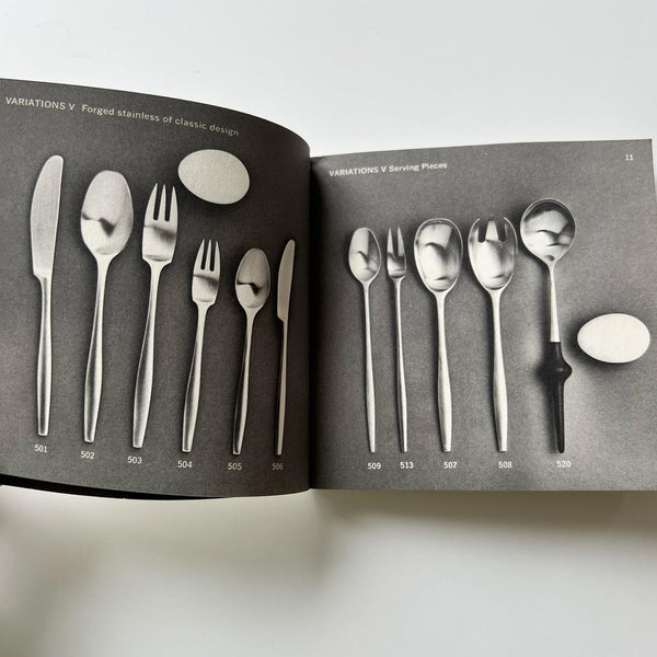Jens Quistgaard 80-piece large cutlery set Variations V for Dansk Designs, a rare collection with Nordic charm and vintage elegance.