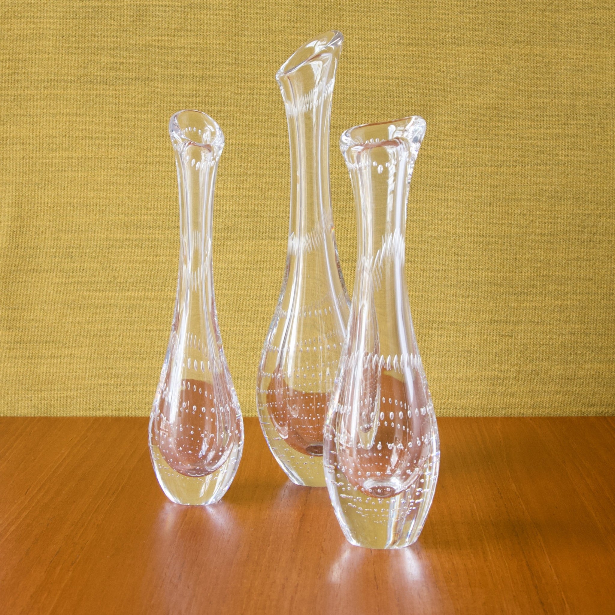 Vicke Lindstrand Trio of Vases – Art & Utility