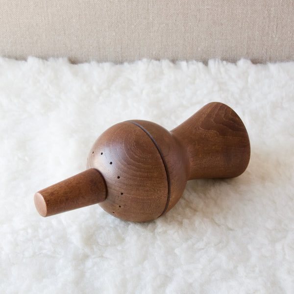 JHQ combination pepper mill salt shaker, produced in Denmark for Dansk Designs in the late-1950s. This example for sale by Art and Utility London and available for worldwide shipping.
