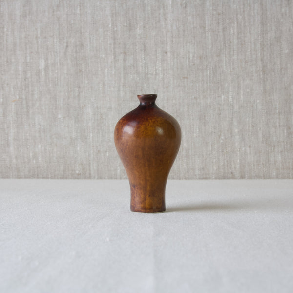 Annikki Hovisaari Miniature brown vase 