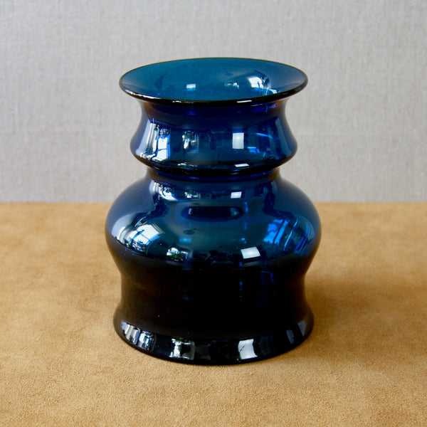 A large Bertil Vallien vase from his Blue Series 