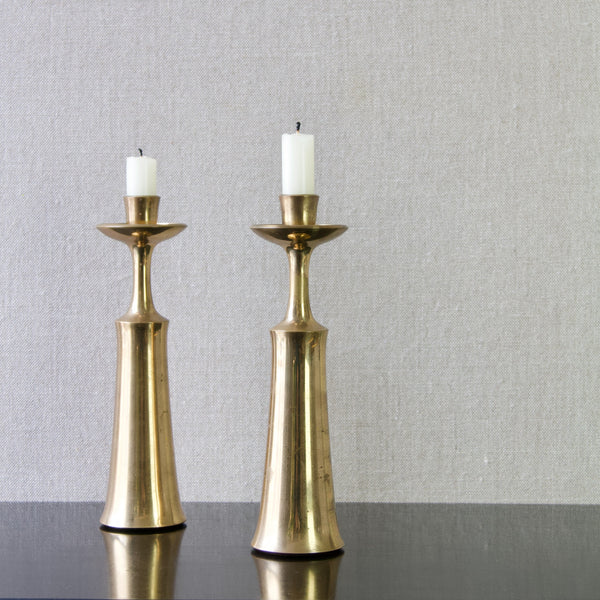 Jens Quistgaard Brass Candlesticks