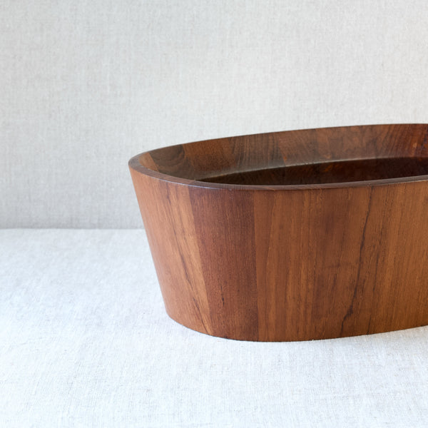 IHQ Dansk Designs staved teak bowl