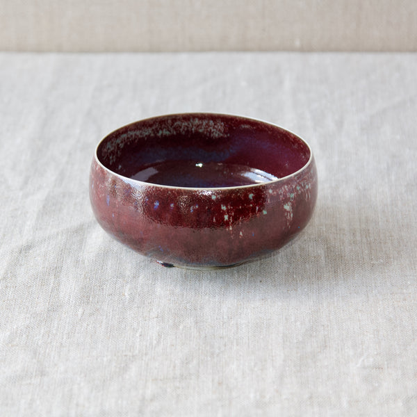 A unique Carl Harry Stalhane porcelain bowl hand-thrown and hand-glazed by Carl-Harry-Stålhane himself in around 1975 at his studio named Designhuset (Design House) in the small town of Lidkoping, Sweden.