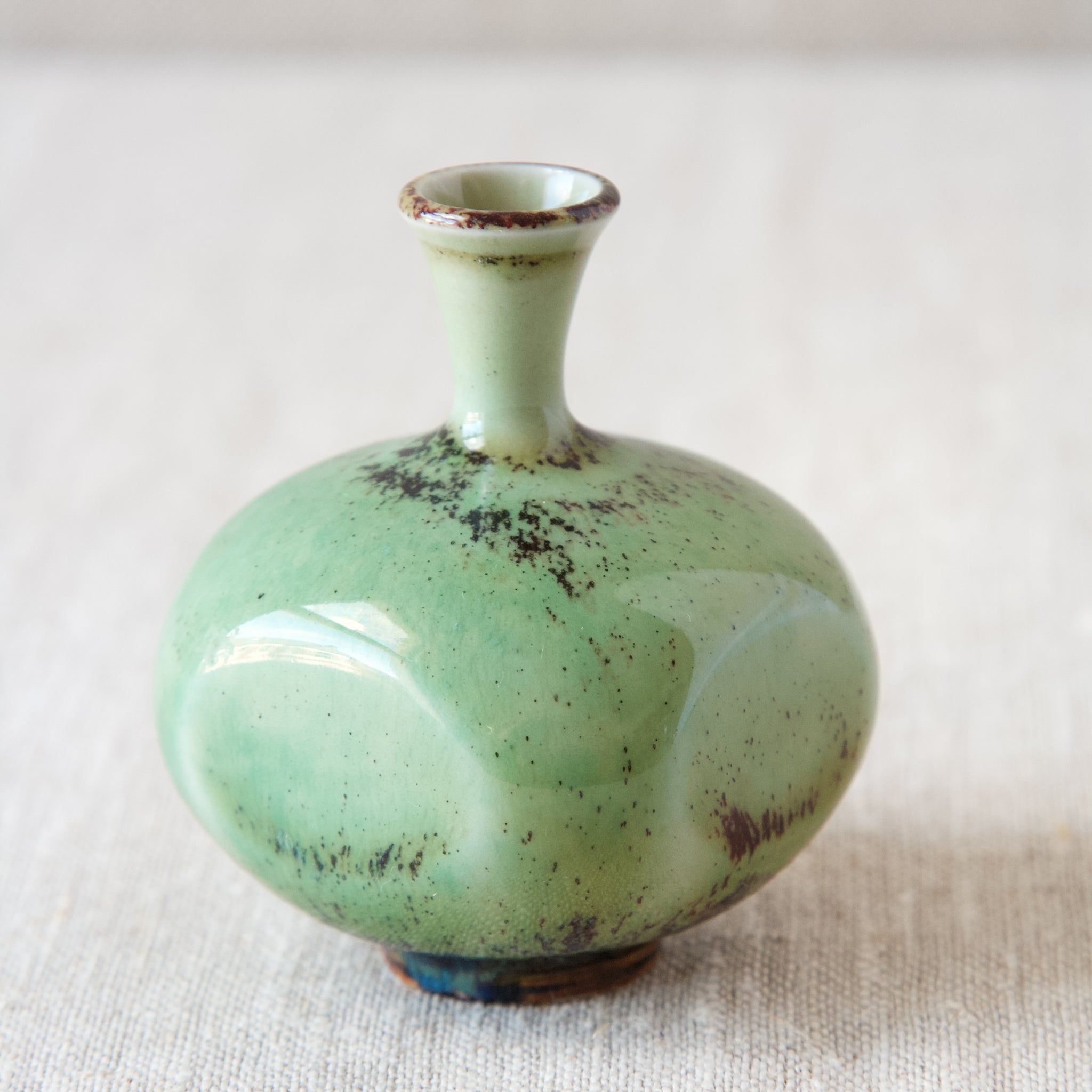 Hotsell pottery vase . ceramic handmade vase turquoise