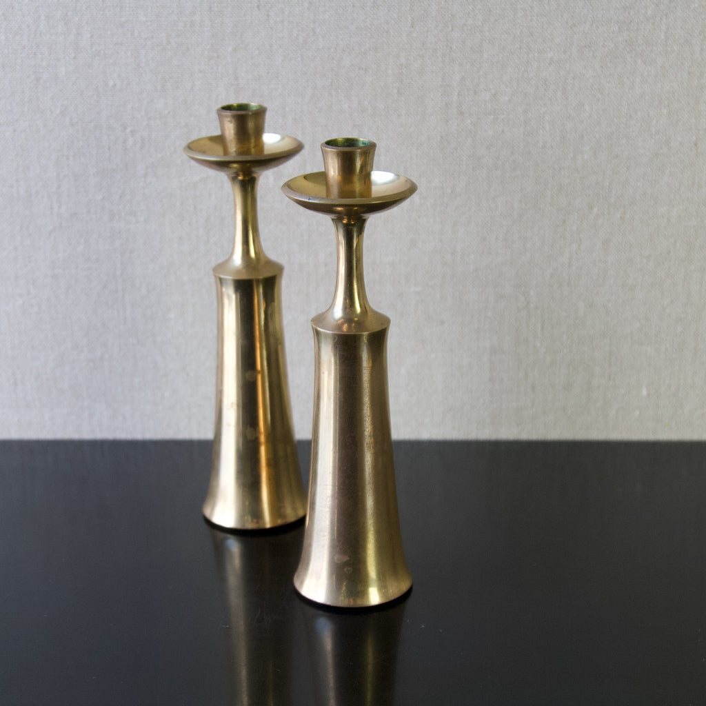 Brass Candlesticks by Jens Quistgaard – Almond and Company