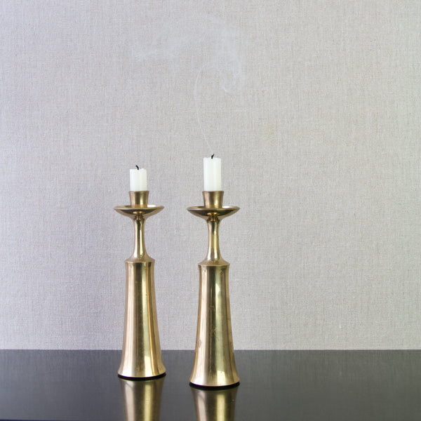 Jens Quistgaard Brass Candlesticks